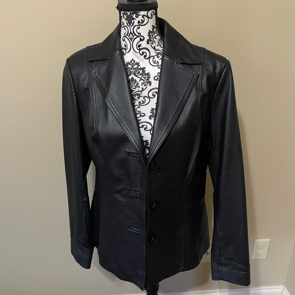 Genuine Black Leather Jacket
